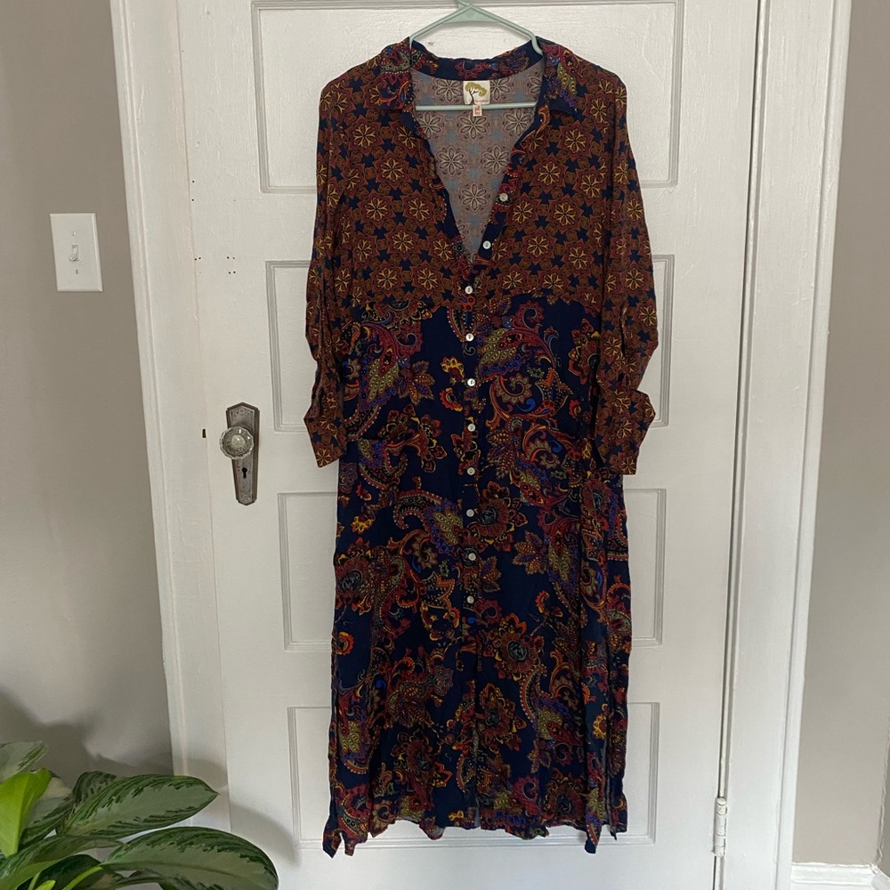 Boho patterned dress
